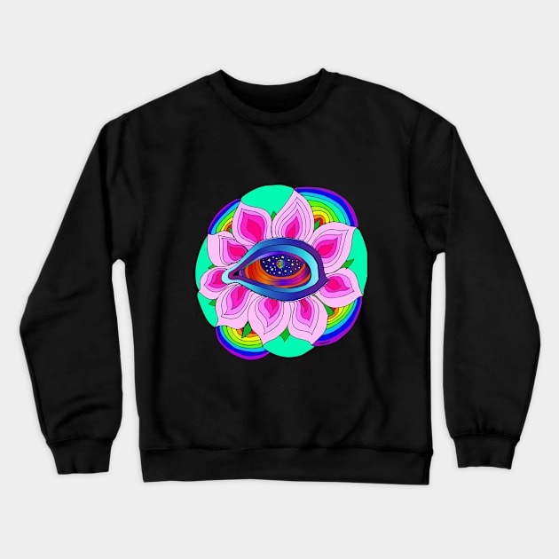 The Eye of Shivajim Crewneck Sweatshirt by charleyllama